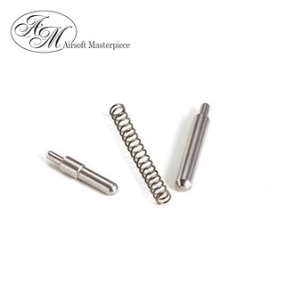 Airsoft Masterpiece Stainless Steel Safeties Spring Plunger Set for Hi-Capa / 1911