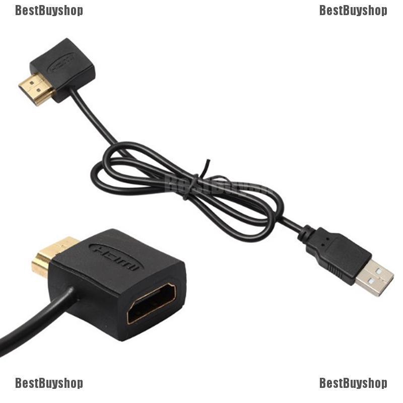 Black Belkin HDMI Male/Female Swivel Adapter 