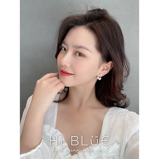 ต่างหูเข็มเงิน เกรด S925 ประดับไข่มุก และพลอยเทียม ขนาดเล็ก แบบเรียบง่าย สไตล์เกาหลีใต้