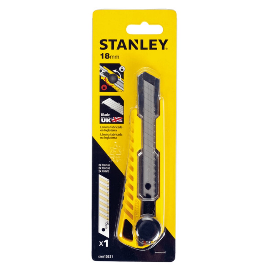 STANLEY มีดคัตเตอร์ไดออลล็อค 18มม รุ่น STHT10321-840 — صورة 2