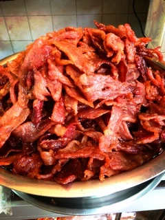 หมูหวาน แต้จิ๋ว สูตรโบราณ โชคดี(บะเต็ง บะกัว) ของทานเล่น ของแห้ง เยาวราช