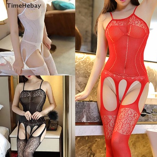 【TimeHebay】เซ็กซี่ โครเชต์ ปลา ตาข่าย ถุงน่อง ผู้หญิง ชุดชั้นใน ผ้าเชียร์ Babydoll ชุดชั้นใน