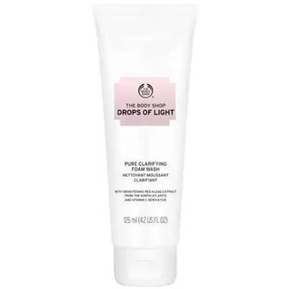 The Body Shop Drops of Light Pure Clarifying Foam Wash 125ml โฟมล้างหน้า