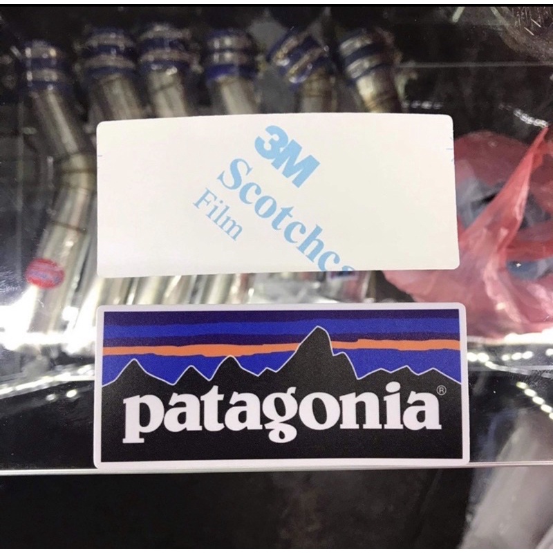 สติ๊กเกอร์แคมป์ปิ้ง Patagonia PVC ยี่ห้อ 3M กันแดด กันน้ำ สีคมชัด