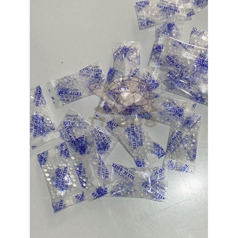 ซองกันชื้น เม็ดกันชื้น กันชื้น ซองกันชื้นใส่อาหาร ซิลิก้าเจล Silica Gel 1 กรัม FOOD GRADE