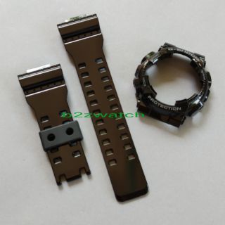 กรอบสายg-shockของแท้​ รุ่นga-110​ สีดำเงา