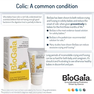 ‼️พร้อมส่งจากไทย‼️ BioGaia Protectis Probiotics Drops สำหรับเด็ก ทารกแรกเกิด ลดอาการโคลิค แหวะนม ท้องผูกในเด็ก
