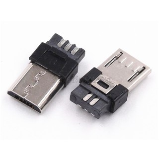 10 ชิ้น micro usb male ปลั๊กเชื่อมต่อ mk/5 p 5 pin surface - mount