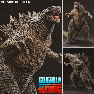 Figure ฟิกเกอร์ Model โมเดล Godzilla vs Kong ก็อดซิลล่า ปะทะ คอง Sofvics Godzilla ซอฟวิค ก็อตซิลล่า สูง 22 cm ยาว 45 cm