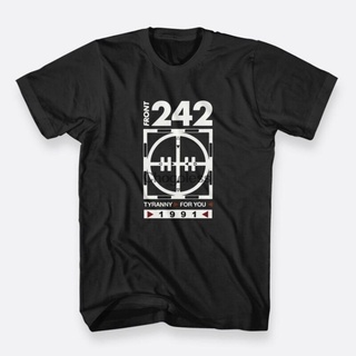 เสื้อยืดลําลอง แขนสั้น พิมพ์ลาย Front 242 Tyranny For You สําหรับผู้ชาย 367387Size S-5XL