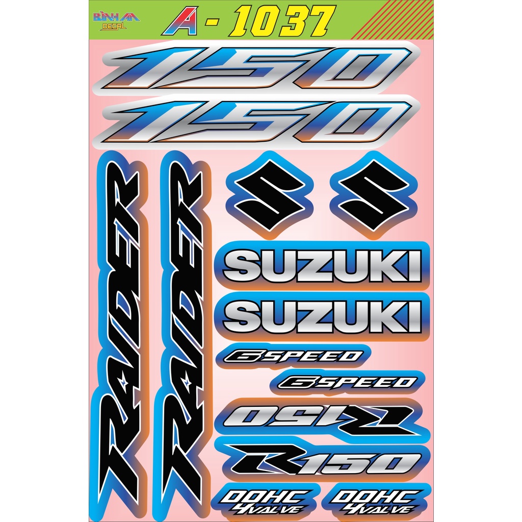 7 สี TITAN STAMP - สําหรับ SUZUKI CARS