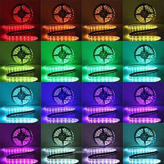 เทปสายไฟ Smd 2835 Dc 12v 5m 54 Leds / M Led Rgb Only Led กันน้ําสําหรับตกแต่ง