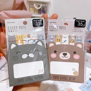 Moshi Moshi Sticky Note กระดาษโน๊ตหัวกาว 6 Designs