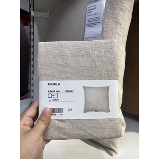 URSULA ปลอกหมอนอิง, สีไลท์เบจ, 65x65 ซม. IKEA