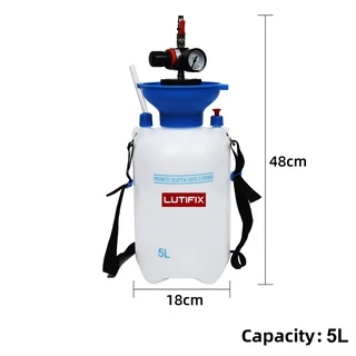 【ส่งไว】 MRCARTOOL LUTIFIX 5L/8L นิวเมติกเกียร์ปั๊มน้ำมันปั๊มน้ำมันความเร็วสูงหัวฉีดบรรจุเครื่องรถเกียร์อัตโนมัติเกียร์ ATF เปลี่ยนถ่ายปั๊มดูดน้ำมัน