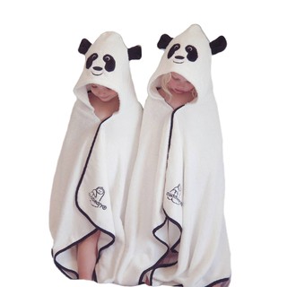 Cuddledry  ผ้าเช็ดตัวพรีเมี่ยมใยไผ่สำหรับเด็ก 3-6 ปี ลายแพนด้า (Hooded Bath Towel, Cuddlepanda)