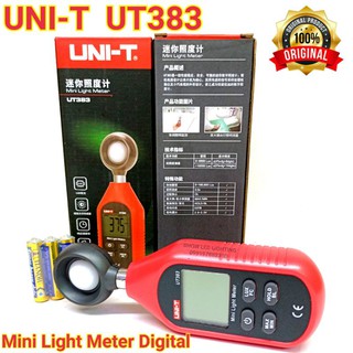 UNI-T UT383 Mini Light Meter Lux meter digital เครื่องวัดมิเตอร์ขนาดเล็ก มัลติมิเตอร์วัดแสงขนาดเล็ก