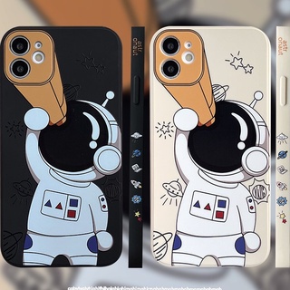 oppo case เคส OPPO Side pattern cartoon astronaut A16 A93 A94 A53 a5 v19 v20 a9 2020 F11PRO a12 A15 A15s reno3 pro reno4 pro reno5 pro Reno 5 A11 a31 Reno4 Reno2 F a53 a11k a3s a5s a7 a12e f9 V20 PRO Y20/Y20S/Y20i/Y12S/Y30/Y50/Y30i เคส oppo case