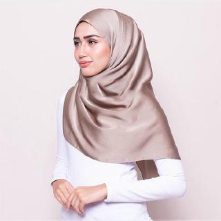 ✨Ready Stock✨Satin Plain Shawl Rectangle Scarf ผ้าคลุมหัว เนื้อผ้าซาติน 180*70cm Women Muslim Instant Hijab