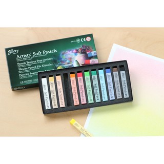 สี Soft Pastel 12 สี แบรนด์ Gallery Mungyo made in Korea---เก็บโค้ดส่งฟรี / 10% coin cashback