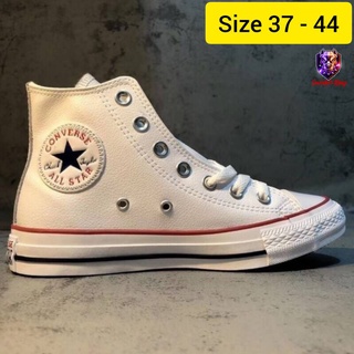 รองเท้า Converse Classic Leather Lychee Pattern High Top