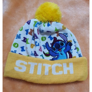 Disney Stich Knit Hat Beanie หมวกไหมพรม Stitch หมวก สติช ของ Disney แท้