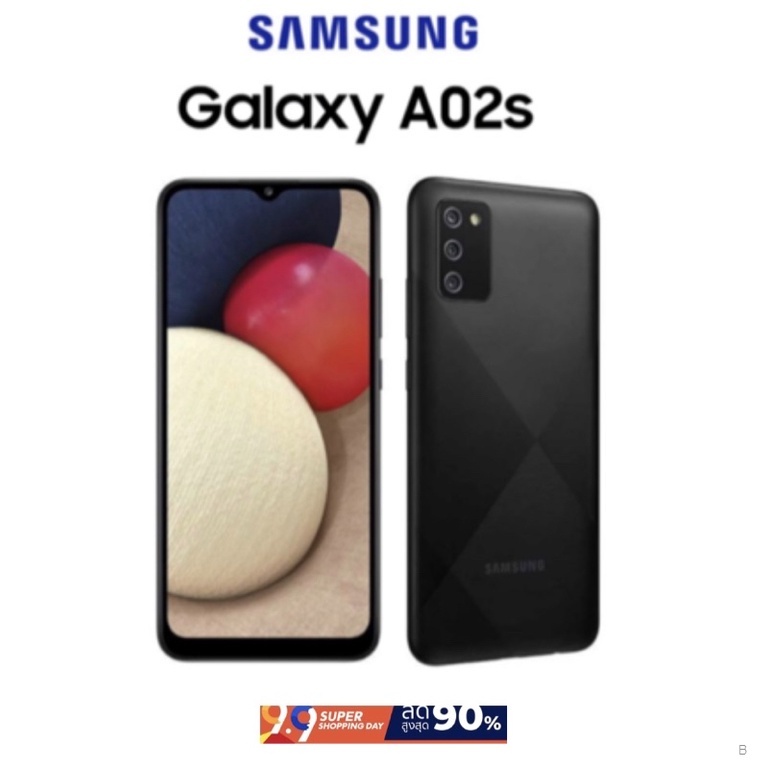 Samsung Galaxy A02S (Ram4/Rom64GB)จอใหญ่6.5’’เครื่องศูนย์ มือสองสภาพสวย