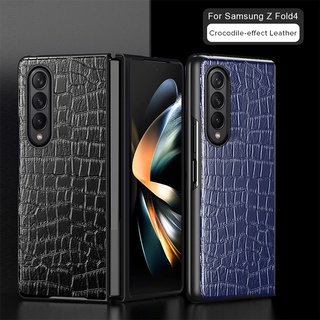 Crocodile Leather pattern Back Cover Phone Protection Case For Samsung Z fold 4 5G zfold4