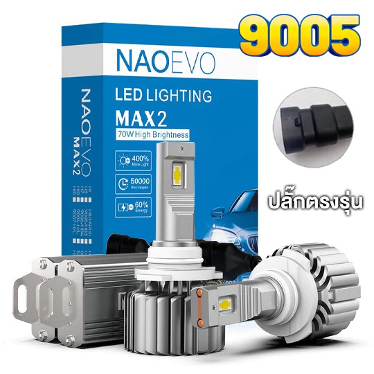 RabbitCar -​ NAO EVO MAX ขั้ว HB3/9005