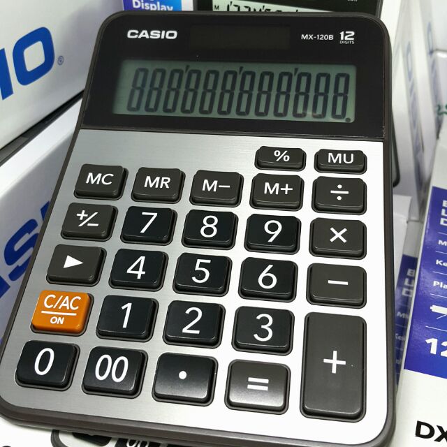 Calculators 368 บาท เครื่องคิดเลข Casio MX-120B (12 หลัก) *ของเเท้ชัวร์จร้า* Stationery