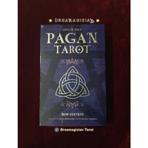 Pagan Tarot Kit พร้อมคู่มือเล่มใหญ่ ไพ่ยิปซีแท้ลดราคา ไพ่ยิปซี ไพ่ทาโร่ต์ ไพ่ออราเคิล Tarot Oracle C