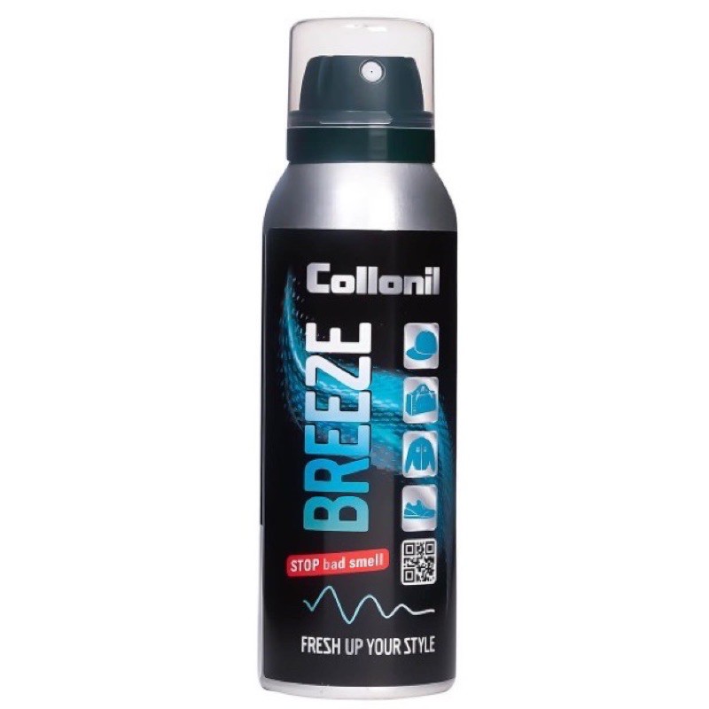 [แถมฟรี ผ้าเช็ด 150 บาท] Collonil  Breeze 125 ml. สเปรย์ดับกลิ่นเหม็น กลิ่นอับ แบบเร่งด่วน