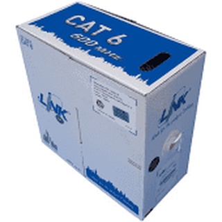 สายแลน CAT 6 UTP LINK US-9116 สีขาว ขนาด 305 เมตร