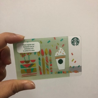 Starbucks card ไม่มีเงินในบัตร