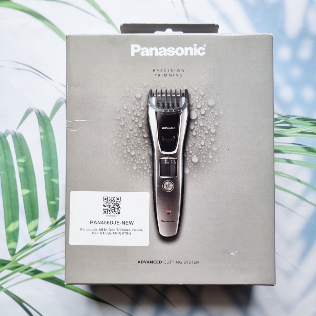 (Panasonic®) Precision Trimming ER-GB70-S พานาโซนิค เครื่องโกนขนไฟฟ้า สำหรับผู้ชาย Retractable, Hair Trimmer