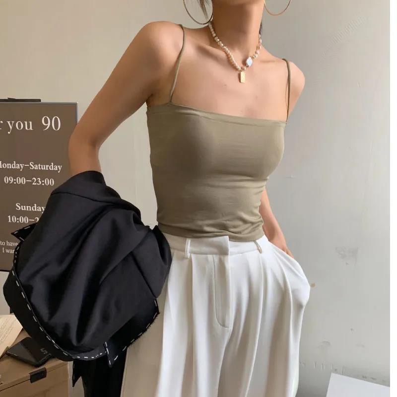 เสื้อสายเดี่ยวเต็มตัว รุ่น B-007 มีฟองน้ำในตัว สินค้าพร้อมส่ง จากไทย ราคา ถูกที่สุด ดีลบีเคเค แกลเลอรีภาพที่ 7