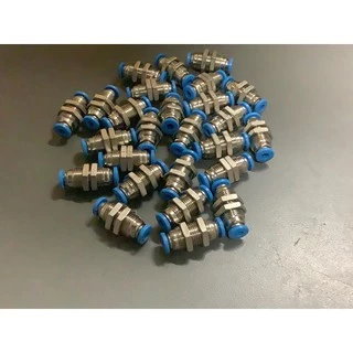 PAMY MPM ข้อต่อตรงยึดตู้ ข้อต่อตรง ข้อต่อลมมีเกลียวล็อค สินค้าพร้อมส่ง PNEUMATIC FITTING