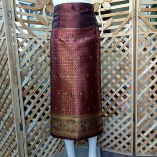 ผ้าถุงลาว ผ้าไหมสังเคราะห์