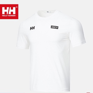 เสื้อยืดแขนสั้น พิมพ์ลาย Helly HANSEN HH ARCV เหมาะกับฤดูร้อน สําหรับผู้ชายยืด.สบาย.รัก