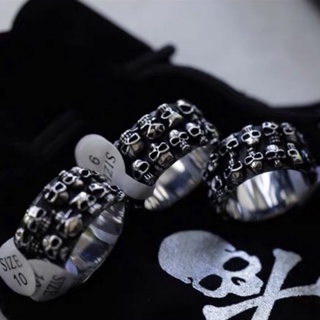 Mastermind Japan MMJ กำไลข้อมือ กระโหลก สีดำ อุปกรณ์ครบ +กล่อง