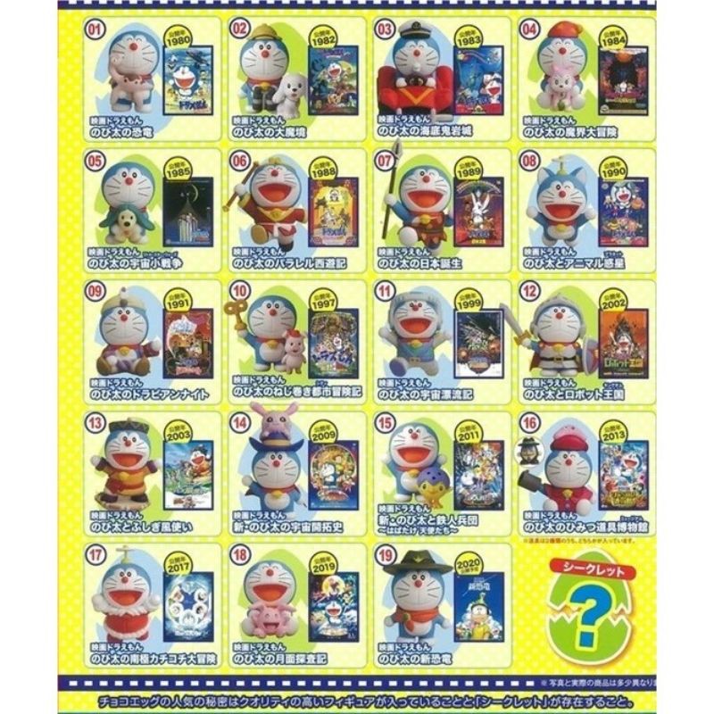 Choco-Egg Doraemon Movie Selection 1