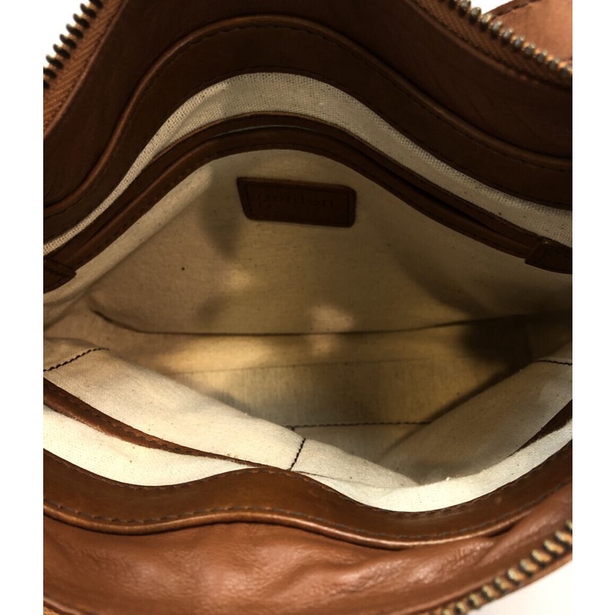 genten Leather Shoulder Bag Women Direct from Japan Secondhand