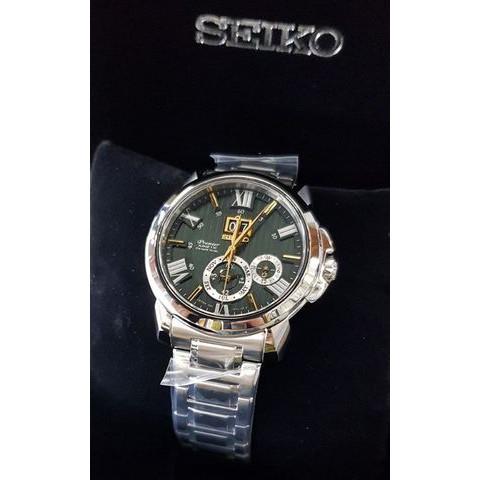 นาฬิกาข้อมือผู้ชาย SEIKO Premier Kinetic Perpetual Calendar 30th Anniversary Limited Edition 1000 Pcs. SNP155P1
