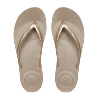 👢(มีหลายสี) FITFLOP รองเท้าแตะหนีบผู้หญิง รุ่น IQUSHION E54 GOLD