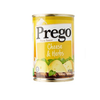 พาสต้าซอสครีมชีสผสมสมุนไพรPREGO CHEESE &amp; HERBS(ตราพรีโก้) 250g