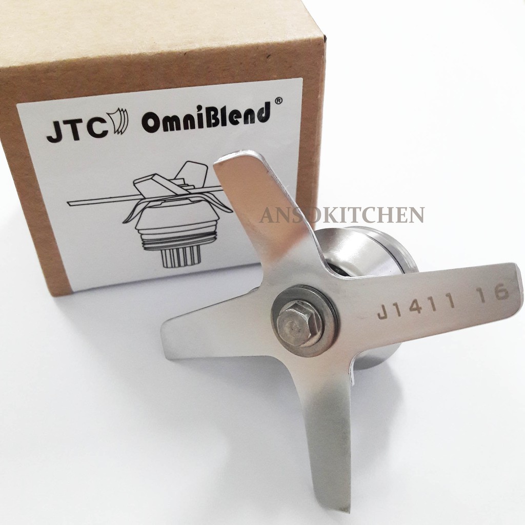 ชุดใบมีด JTC ของแท้ สำหรับซ่อมเครื่องปั่น JTC OmniBlend ทุกรุ่น TM-767 TM-800 TM-788 (ใช้ได้กับ Minimex และ Delisio)