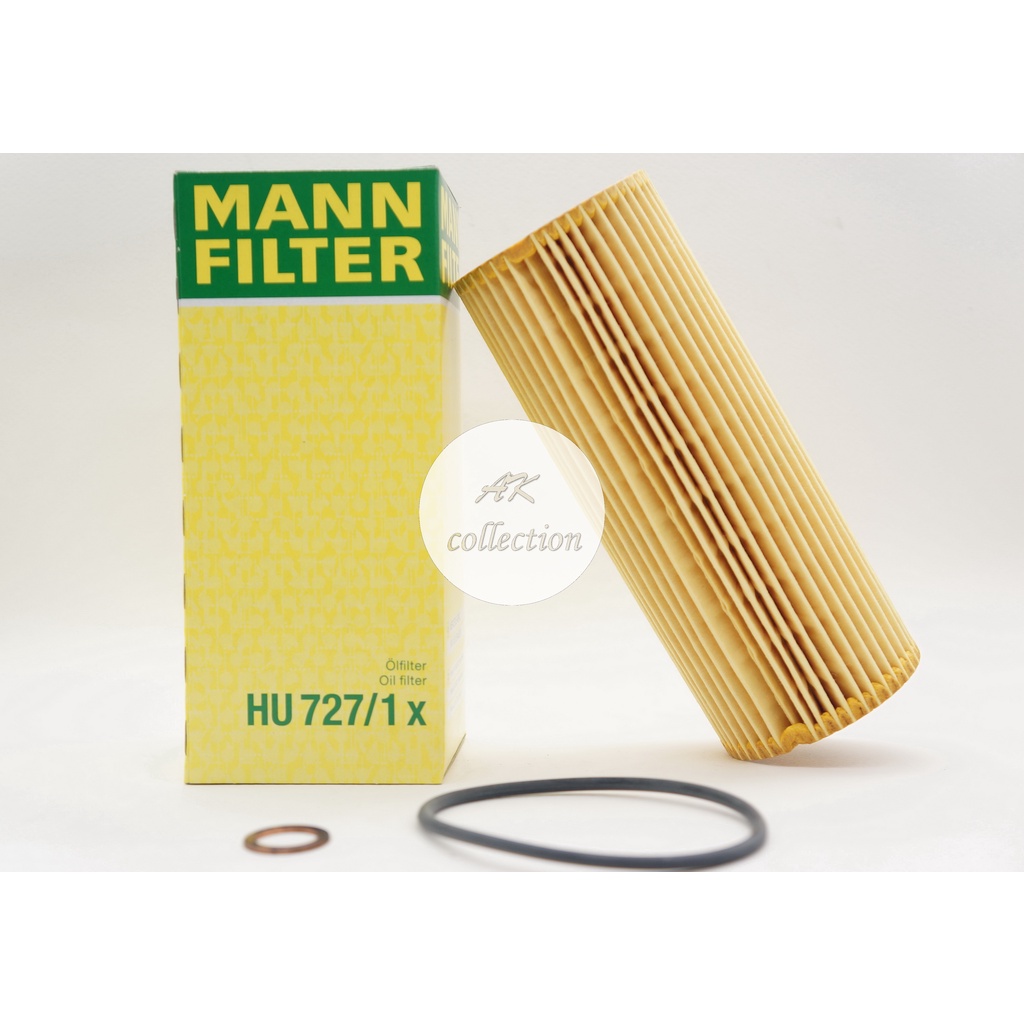benz กรองน้ำมันเครื่อง ไส้กรองน้ำมันเครื่อง MANN FILTER HU727/1x เครื่อง M111 M104  รุ่น W124 W202 W210 W140  OX133D ราคา ถูกที่สุด ดีลบีเคเค แกลเลอรีภาพที่ 3