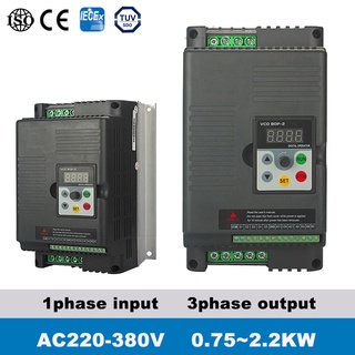 Es-f290 อินเวอร์เตอร์แปลงความถี่ VFD 0.75 1.5 2.2KW เฟสอินเวอร์เตอร์ 220V อินพุตเป็น 380V สามเฟส