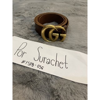 Gucci belt หัว 4 cm สายหนัง