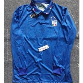 Jersey ITALY WORLD CUP 1994 WC 94 อิตาลี RETRO PILDUN 98 1998 ls LONGSLEEVE LONG BLOKECORE SKENA